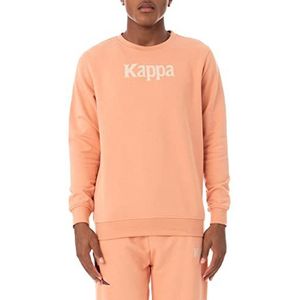 Kappa - Emmen heren sweatshirt - roze - maat XL, roze, beige, rood, XL, Roze, Beige, Rood