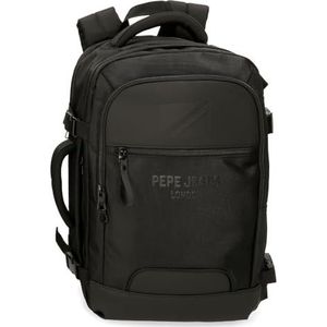 Pepe Jeans Bromley Bagage - Messenger Bag voor heren, zwart., Cabine rugzak