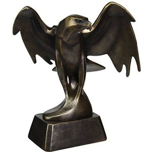 Design Toscano Forging Strength American vleermuis-adelaar, polyhars, bronskleurig, 35,5 cm