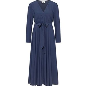 LYNNEA Robe à manches longues pour femme 25225441-LY02, bleu marine, taille XL, Robe à manches longues, XL