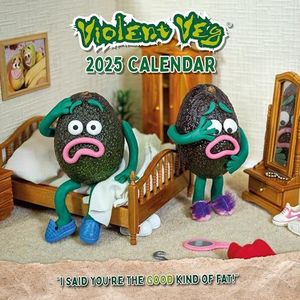 Violent Veg vierkante wandkalender 2025