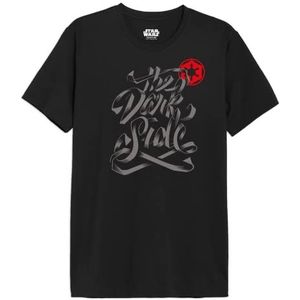 Stars Wars T-shirt voor heren, zwart.