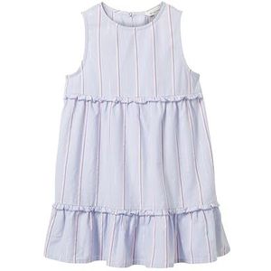 TOM TAILOR Robe en jean Tencel pour fille, 35355 - Multicolore Lurex Stripe, 116-122