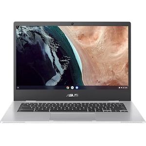 Asus Chromebook 14 CX1400CNA-BV0085 Laptop met touchscreen 14 inch HD (Celeron N3350, 4 GB LPDDR4 RAM, 64 GB eMMC, ChromeOS) Frans AZERTY-toetsenbord