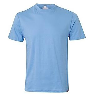 VELILLA 5010 T-shirt met korte mouwen, maat L, zwart, Hemelsblauw