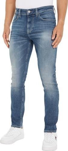 Tommy Jeans Austin Slim Tprd Bh1264 Dm0dm18728 Jeans voor heren, Dark Denim