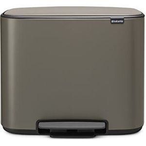 Brabantia Bo Prullenbak - 36 liter - Platinum