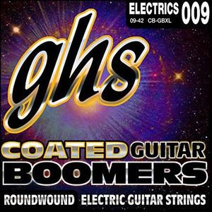 GHS CBGBXL Coated Boomers snaren voor elektrische gitaar 9-42