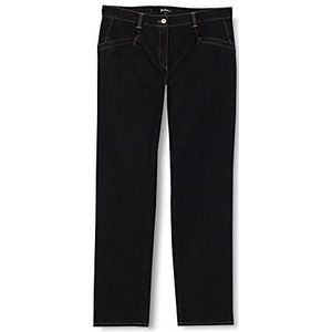 Ulla Popken Dames Slim Jeans Oversized Mony Grey (11), 45W / 34L, grijs (11)