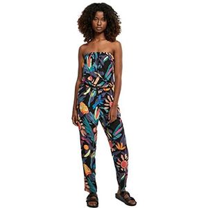 Urban Classics Dames Dames Viscose bandeau jumpsuit T-shirt, Blackfruity