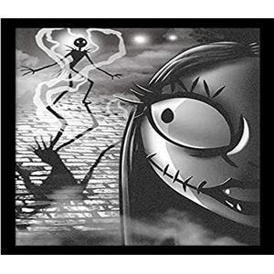 Pyramid International Nightmare Before Christmas Misfit Love Is Eternal kunstdruk, ingelijst, motief ""Misfit Love Is Eternal"", 30 x 40 x 1,3 cm, meerkleurig