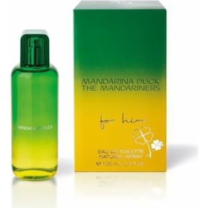 MANDARINA DUCK FRAGRANCES | The Mandariners For Him, Eau de Toilette, Herengeur, Oosterse Olfactorische Familie, Bloemen, Gourmand, 100 ml
