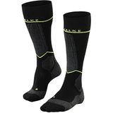 FALKE SK Energizing Wool compressiekousen voor heren, merinowol, zwart, meerdere kleuren, warm, ademend, sneldrogend, 1 paar