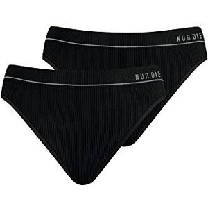 Nur Die damesslip, zwart, maat 38-40, zwart.