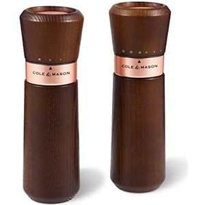 Cole & Mason Lyndhurst Chestnut Peper- & Zoutmolenset - 19cm - Rose Goud