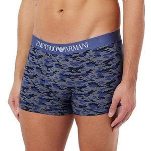 Emporio Armani Emporio Armani Boxershorts voor heren, klassiek patroon, mix trunks (1 stuk), Marine Camou