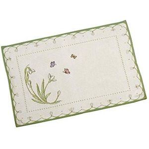 Villeroy en Boch Colourful Spring placemat, 32 x 48 cm, katoen/polyester, wit/kleurrijk