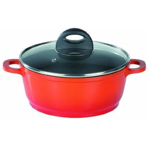 GSW 469166 Gourmet Orange Shadow Kookpan met glazen deksel, 16 cm/1,4 l