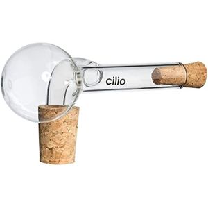 Cilio PRECISO maatbeker 2 cl, sterke drank schenktuit, schenktuit voor flessen tot 2 cm diameter, glas