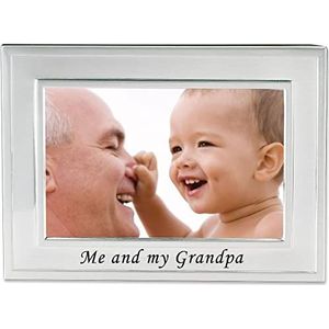 Lawrence Frames Me and My Grandpa fotolijst, verzilverd, 15 x 10 cm