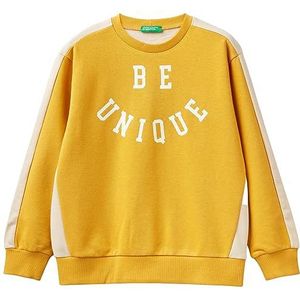 United Colors of Benetton Shirt G/C M/L 32n4c10dj Trainingspak Kinderen en tieners (1 stuk), Okergeel 0d6