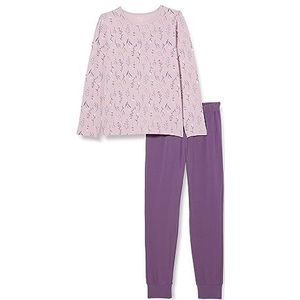 NAME IT Nkfnightset Dawn Pink Flower Noos Voetbal Meisjes, Dawn Rose