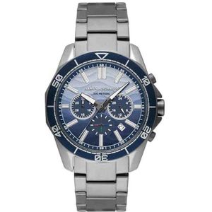 Armani Exchange - Spencer Chronograaf - Grijs - Roestvrijstaal - 44 mm