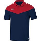 JAKO Champ 2.0 Poloshirt dames, marineblauw/donkerblauw/hemelsblauw, maat 44, marineblauw/chiliprood