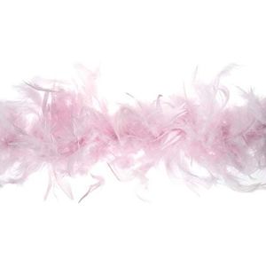 Trimits Maraboe-verenboa voor feest, festival, trots, vrijgezellenfeest, Halloween, Kerstmis, roze, 1,8 m x 12 cm