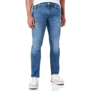 s.Oliver Lange jeansbroek voor heren, smal, blauw, 29 W/30 l, Blauw