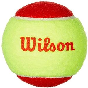 Wilson tennisballen, 3 stuks, geel/rood, voor kinderen, WRT137001