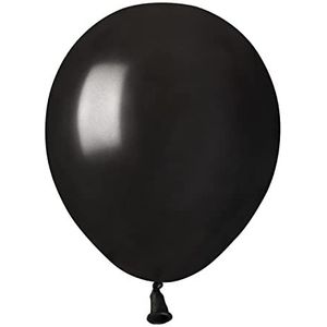 Ciao 100 ballonnen premium kwaliteit parelmoer latex A50 (13 cm/5 inch), zwart