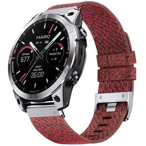 Horlogebandje voor Garmin Fenix 6 Pro/6/7 Pro/7/5 Plus/5, Quickfit 22 mm nylon armband voor Epix(47 mm), Forerunner 965/955/945/935/745, voor Instinct/Instinct 2, Approach S60/S62