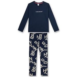 Sanetta Pyjama Fille Bleu | Pyjama en Coton Bio de Haute Qualité et Confortable pour Filles Ensemble de Pyjamas pour Filles, bleu, 128