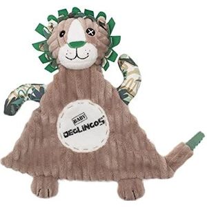 LES DÉGLINGOS Jélékros de leeuw - babyknuffel - knuffeldier voor baby's en kinderen - ultrazachte stof - pluche - speels - cadeau geboorte 36719 taupe