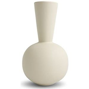Cooee Design Bloemenvaas Trumpet Shell HI-028-29-SH Trumpet Shell Ceramic, diameter 17 x hoogte 30 cm, crème