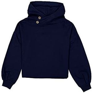 Garcia Sweat à capuche en tricot pour femme, Navy Peony., L