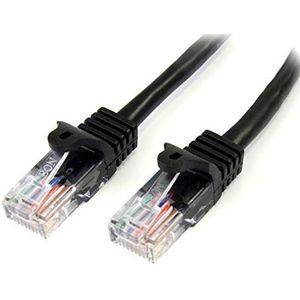 StarTech.com Cat5e UTP-netwerkkabel, 3 m, RJ45 ethernetkabel, zwart