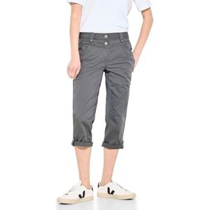 CECIL Pantalon 3/4 Papertouch, Soft Iron Grey, 32W / 22L