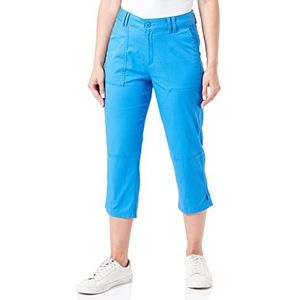 s.Oliver Pantalon Capri, coupe confortable pour femme, bleu, 32