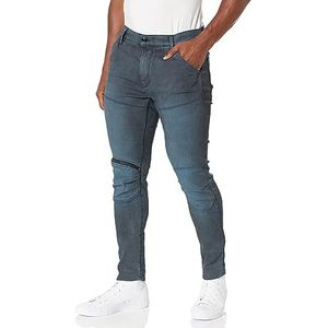 G-STAR RAW 5620 3D Zip Knee Skinny Jeans Heren, 3D Lead Cobler