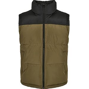 Urban Classics Veiligheidsvest voor heren, zwart/olijf