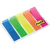 Post-it 683HF5 doorzichtige hoes voor indexnotities 11,9 mm x 43,2 mm met 5 blokken van 20 notities