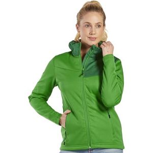 Erima Performance Softshelljas voor dames, groen/smaragd