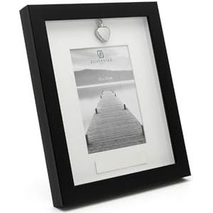 Zilverstad - Cadre photo Memory avec porte-cendres 10x15 pp noir