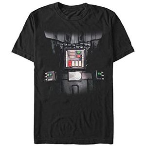 Star Wars Vaders Body Organic T-shirt à manches courtes unisexe, Noir, S