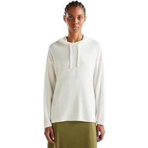 United Colors of Benetton Pull Femme, Blanc crème 000, XS