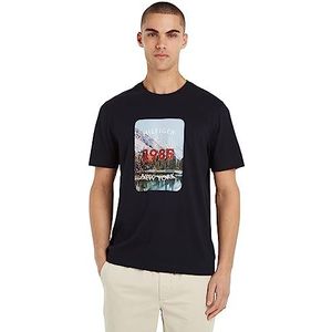 Tommy Hilfiger T-shirt graphique Paysage S/S Homme, Desert Sky, S