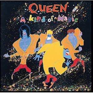Queen A Kind of Magic fotoalbum, ingelijst, 30,5 cm, MDF, meerkleurig, 32 x 32 x 1,5 cm