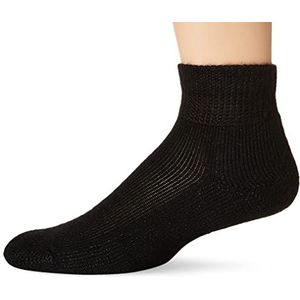 Thorlos Jmx Max Unisex sokken enkelkussen, zwart.